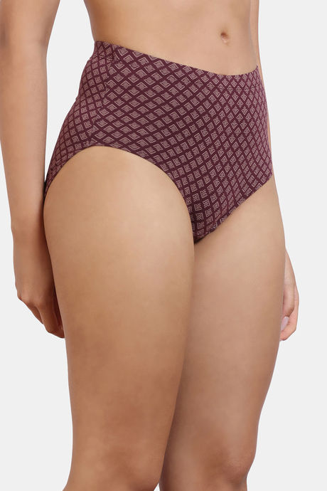 Zivame Anti-Microbial Medium Rise Full Coverage Hipster Panty (Pack of 3) - Multicolor — image 8